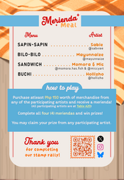 Merienda Meal Stamp Rally 2