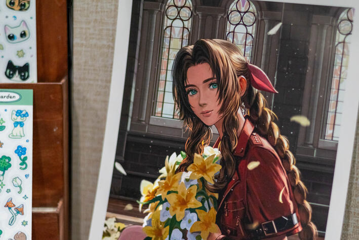 DAY 1 only - Aerith print (taken by Kuhaku media)