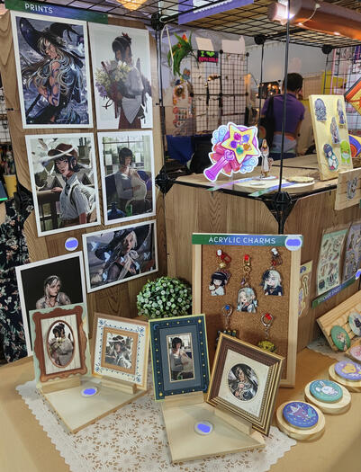 First Art Market Event at Patrons of the Arts : Magics and Mystics 2024 - table pt1